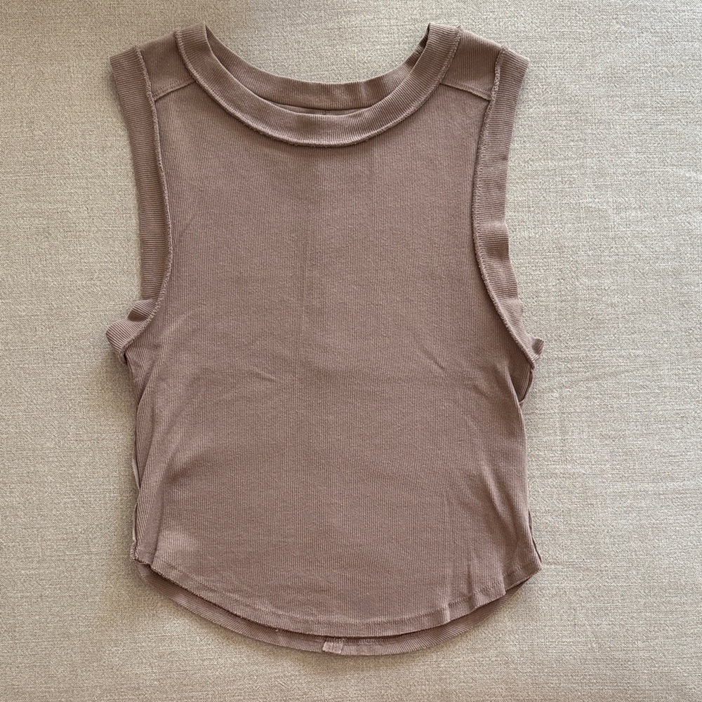 We The Free Light Brown Kate Tank